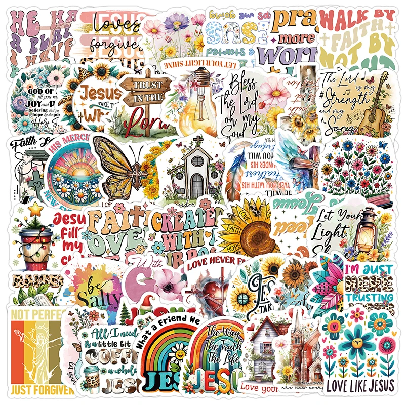 Kids Toys Quotes - 50PCS Cartoon Colorful Inspirational Words Text