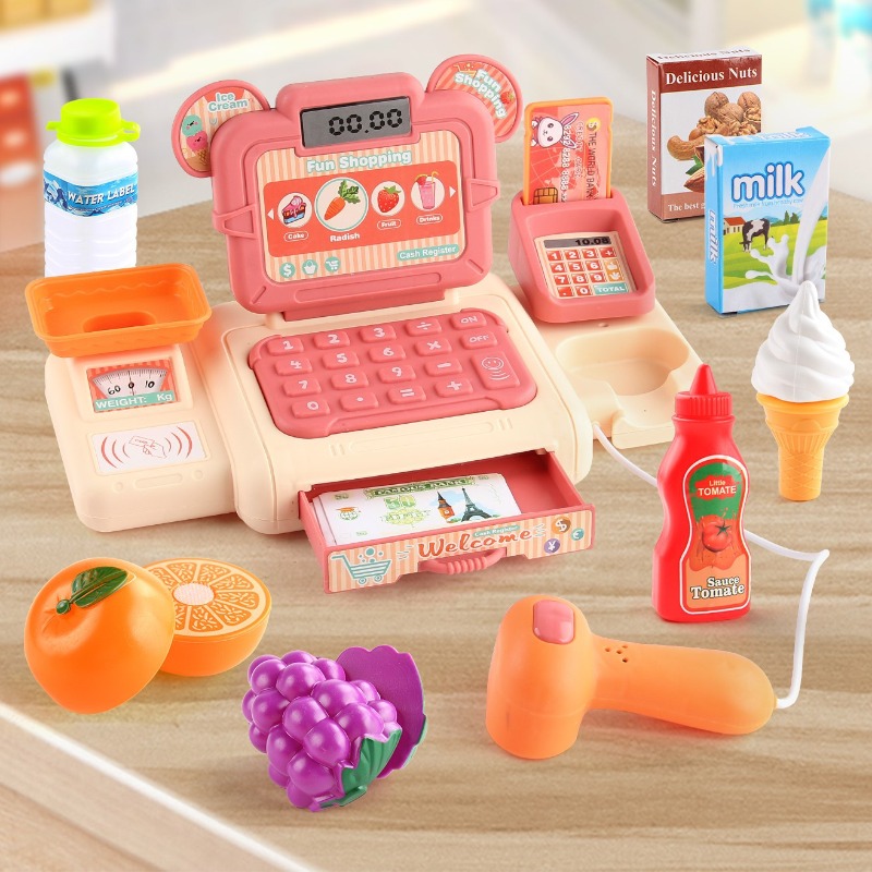 Kids Toys Stores - Kids Pretend Play Supermarket Cash Register