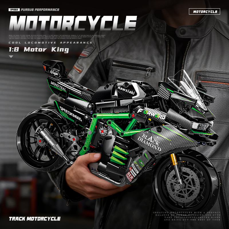 Crafted Classic 1:8 Motorbike  - đánh giá và giá Kids Toys Unique