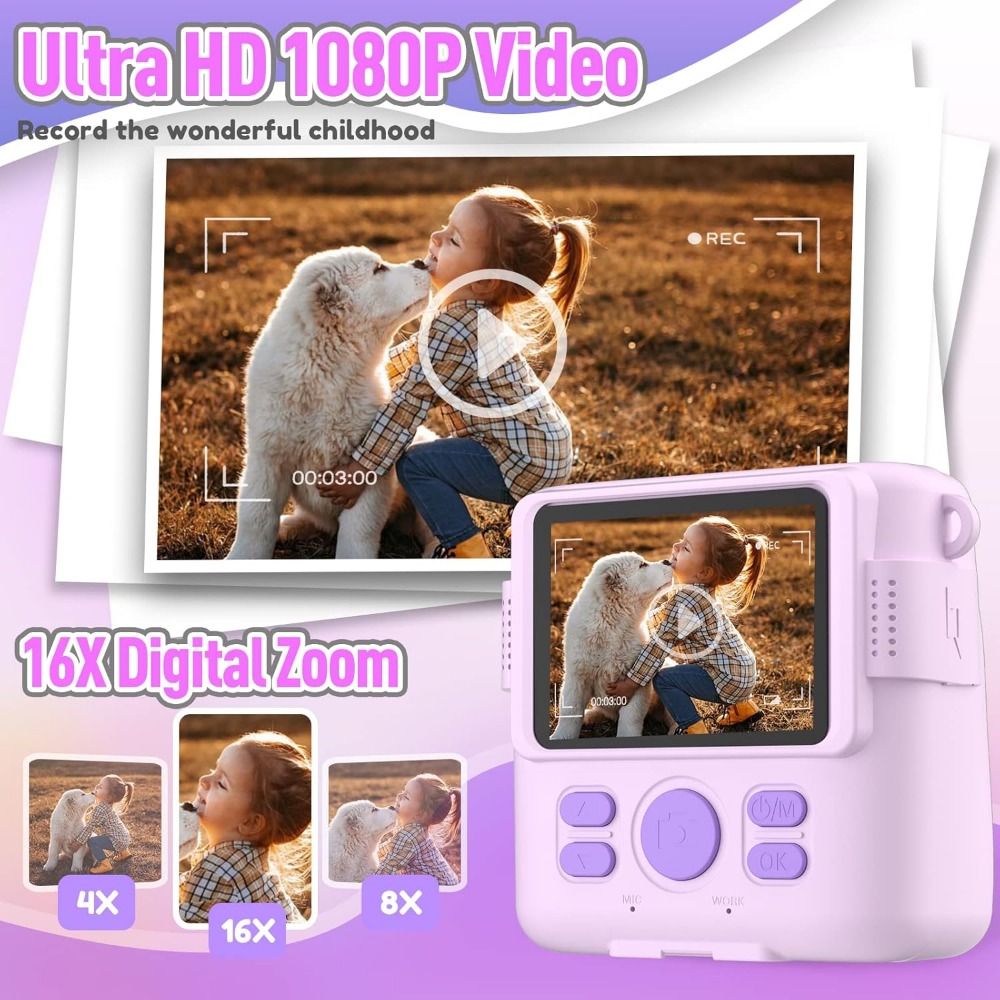 Instant Print Camera for Kids, - đánh giá và giá Kids Toys Drawing