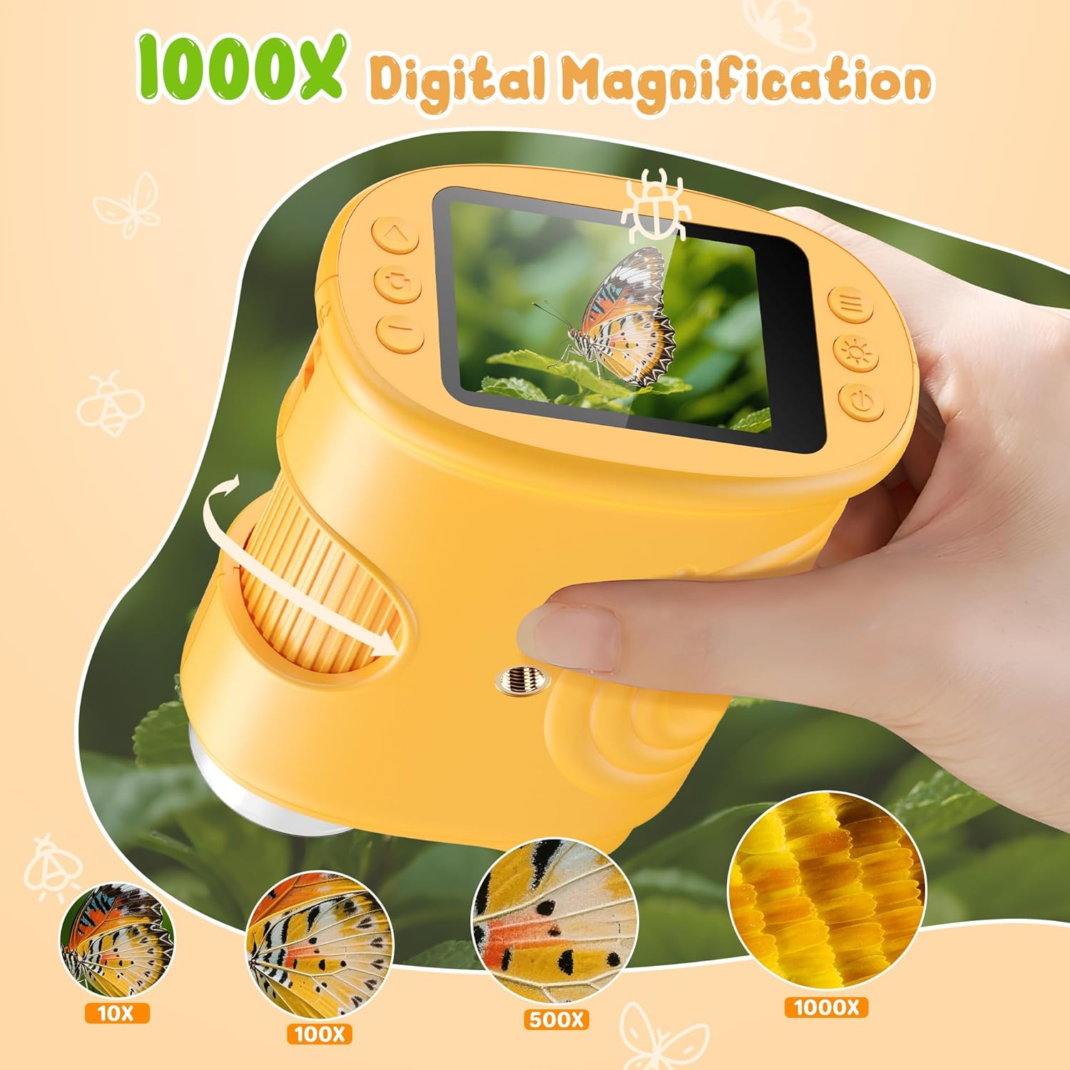 1000X Handheld Digital Microsc - đánh giá và giá Microscope Kids Science