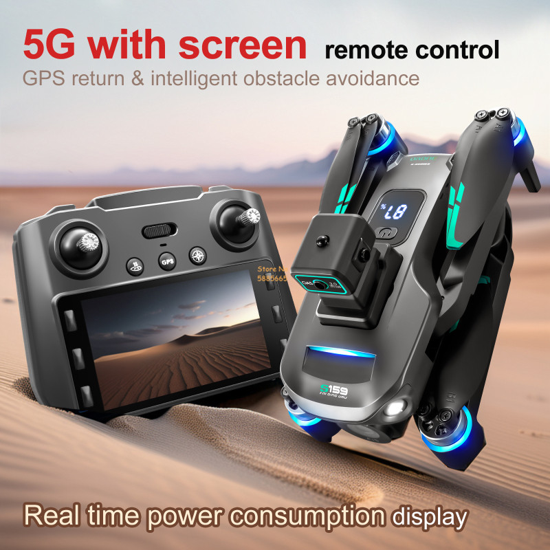8K Dual Camera 5G WIFI FPV Rem - đánh giá và giá Kids Toys Drone
