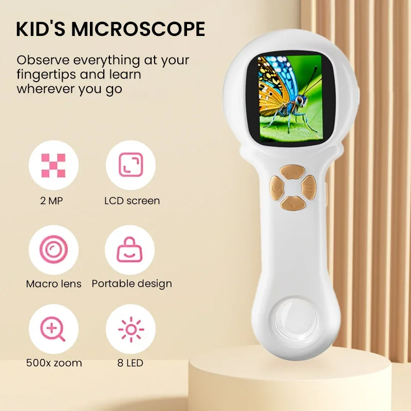 500X Handheld Microscope Biolo - đánh giá và giá Microscope Kids Science