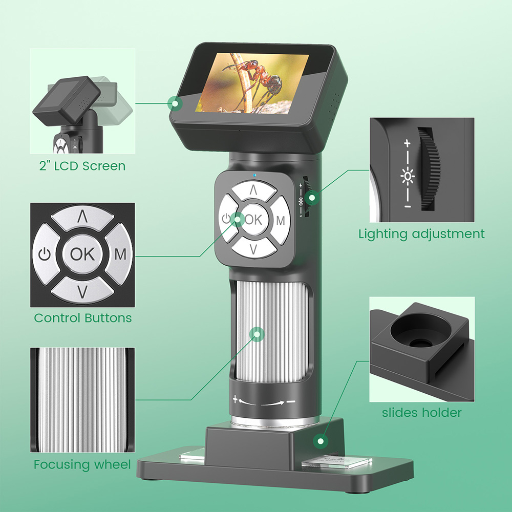 Andonstar New 50x-500x USB Kid - đánh giá và giá Microscope Kids Science