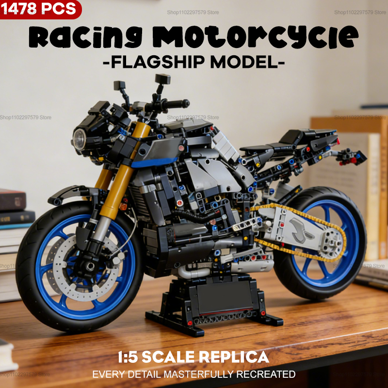 1478pcs Racing Motorcycle Buil - đánh giá và giá Kids Toys Delivery Today