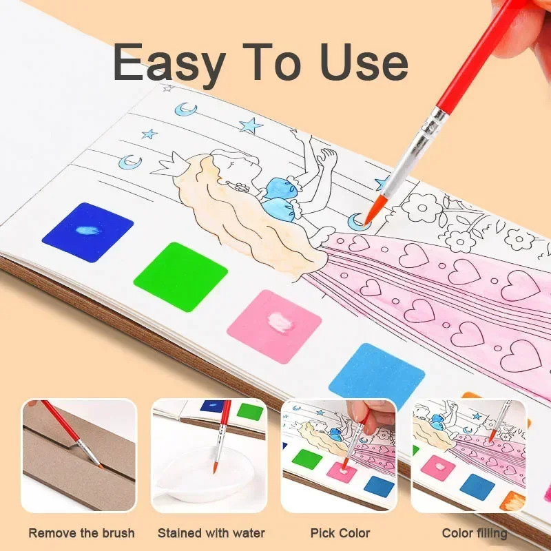 Kids Portable Watercolor Paint - đánh giá và giá Kids Toys Drawing