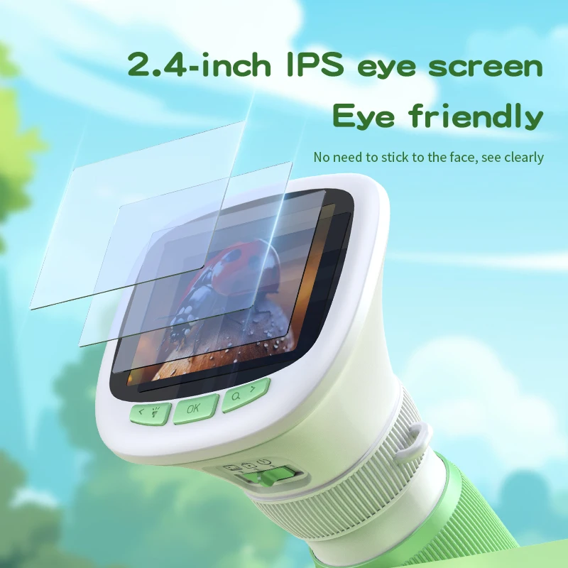Kids Handheld Microscope with  - đánh giá và giá Microscope Kids Science