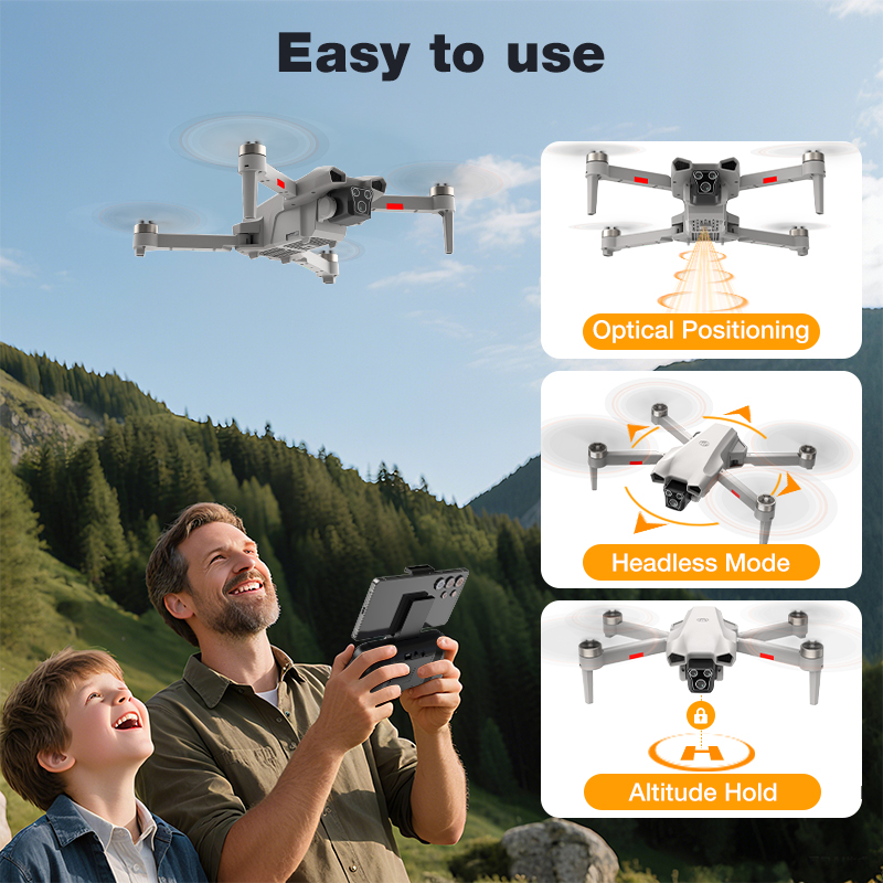 NEW Hot L017 Pro Drone Brushle - đánh giá và giá Kids Toys Drone