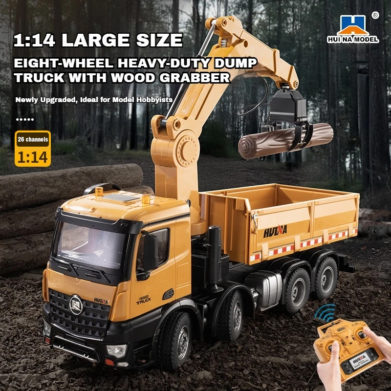 Huina 1538 RC Dump Truck 1:14  - đánh giá và giá Kids Toys Channel